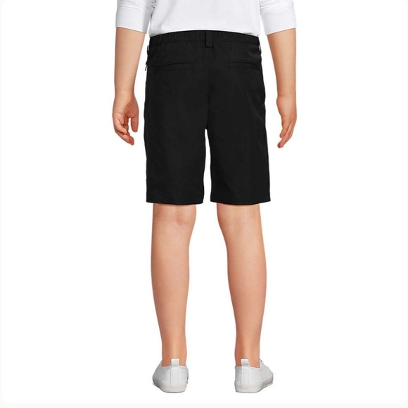 LandsEnd Boys Active Chino Uniform Shorts - Picture 3 of 6